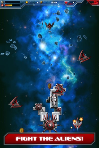 Space Gunner Pro Game - Fight aliens, win battles and conquer the Galaxy on your spaceship. Free! screenshot 3