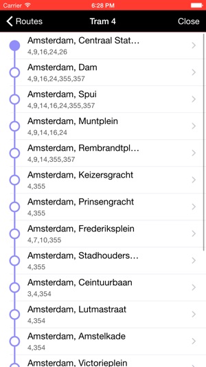 Pocket Amsterdam - Public transit routes for Amsterdam(圖4)-速報App