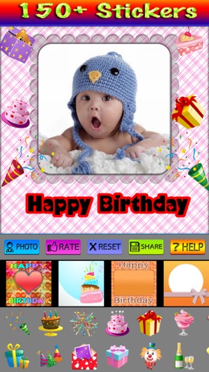 Birthday Frames and Stickers(圖3)-速報App