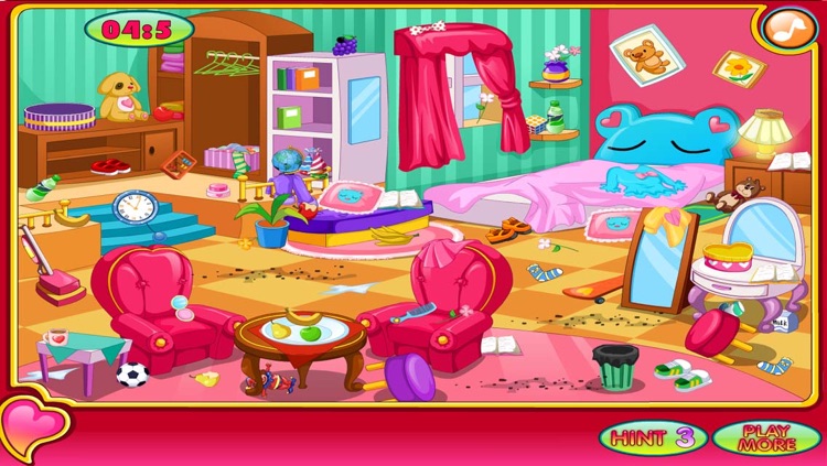 Little Girl Clean Room