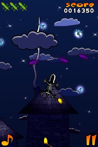 Acrobat Gecko Halloween Free screenshot 3