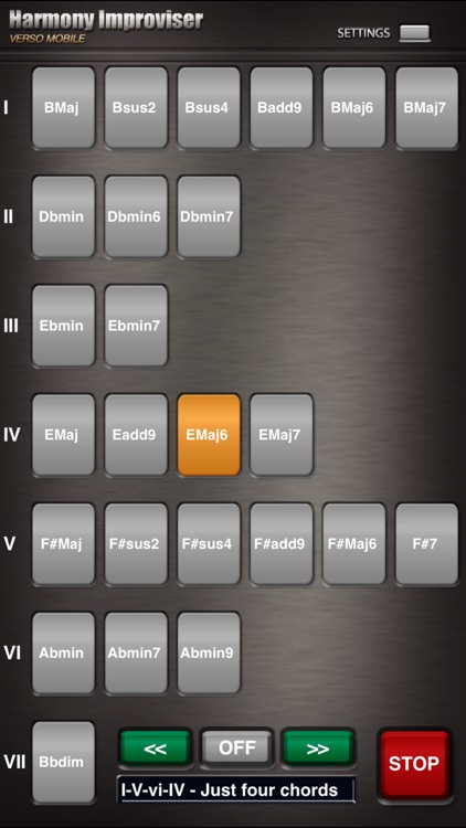 Harmony Improviser - harmonic composition tool and chord progression helper