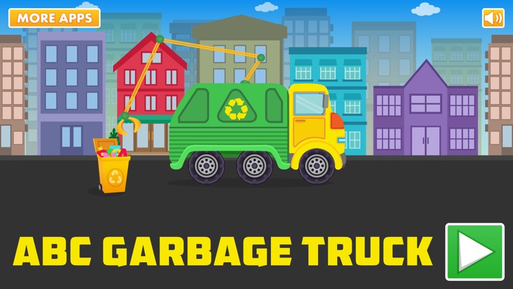 ABC Garbage Truck - an alphabet fun game for preschool kids learning ABCs and love Trucks and Things That Go