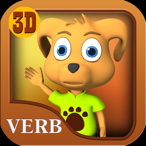 Verben für Kinder- Teil 1-Animierte Deutsch Sprach-Lern-Lektionen & Spiele: KIds learn German verbs easily Free iOS App