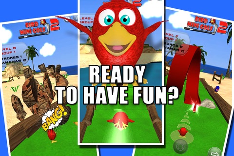 Bird Mini Golf 2 – Beach Fun screenshot 2