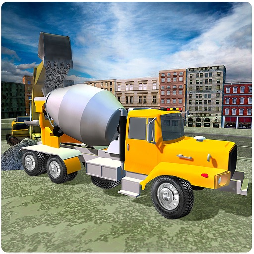 Concrete Excavator Tractor 3D iOS App