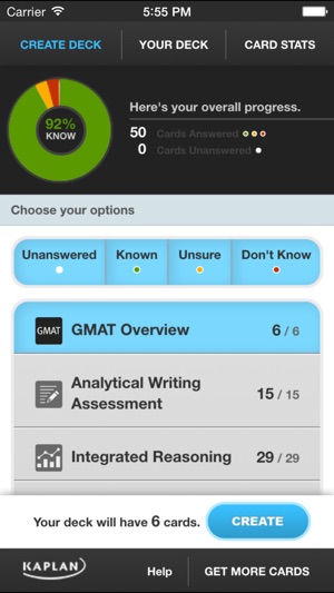 GMAT® Flashcards by Kaplan