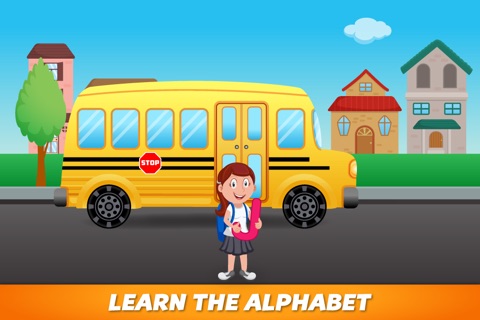 ABC School Bus - an alphabet fun game for preschool kids learning ABCs and love Trucks and Things That Go screenshot 2
