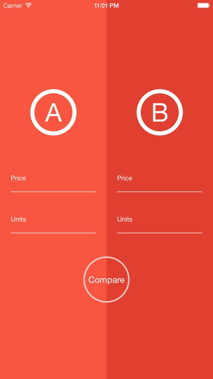 uPrice - elegant unit price calculator and comparison app