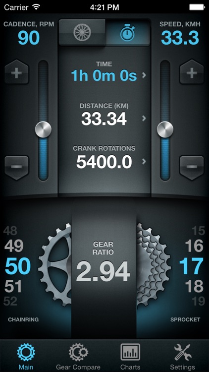 Bike Gear Calculator - Bike Gears, Cycling Gear Calculator, Bicycle Gear Calculator screenshot-0