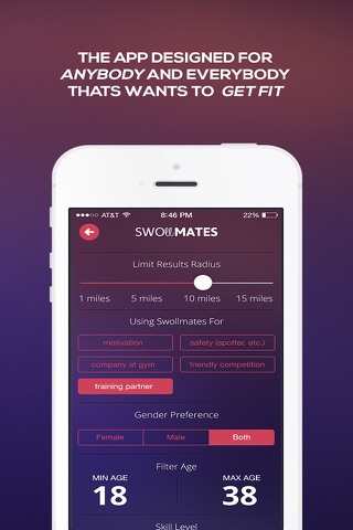 SwollMates: Match. Meet. Get Fit. screenshot 3