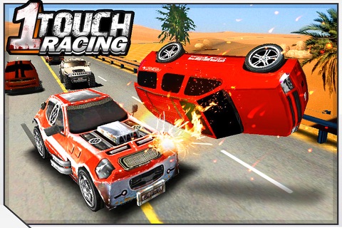 1 Touch Traffic Car Racing screenshot 3