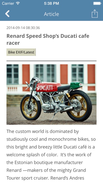 Motorcycle Magazine ©