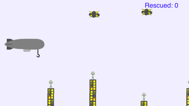 Blimp Rescue, game for IOS