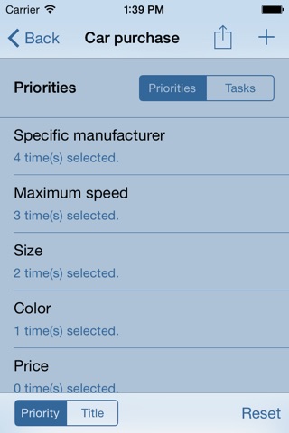 Priorities App - Order your Priorities and Tasks screenshot 3