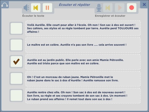 Mamie Pétronille et le ruban jaune - ELI screenshot 4