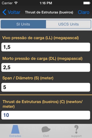 Roads Construction Calculator plus screenshot 3