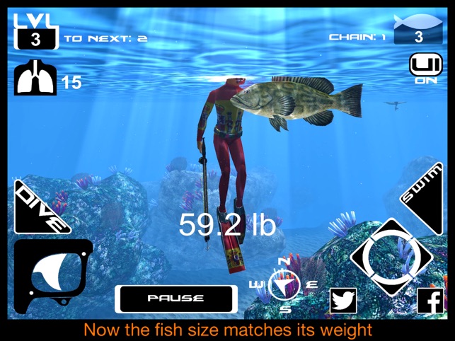 Freediving Hunter Screenshot