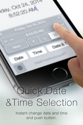 DateTime Keyboard Extension - Quickest way to add Date & Time in correct format screenshot 3