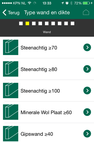 Walraven BIS Brandwerende Systemen Selector screenshot 2