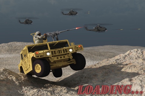 Military Hummer Sky Destroyer - Assail The Squatter Jeeps Above The Arid Desert screenshot 3