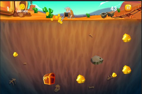 Gold Miner Adventure HD screenshot 4