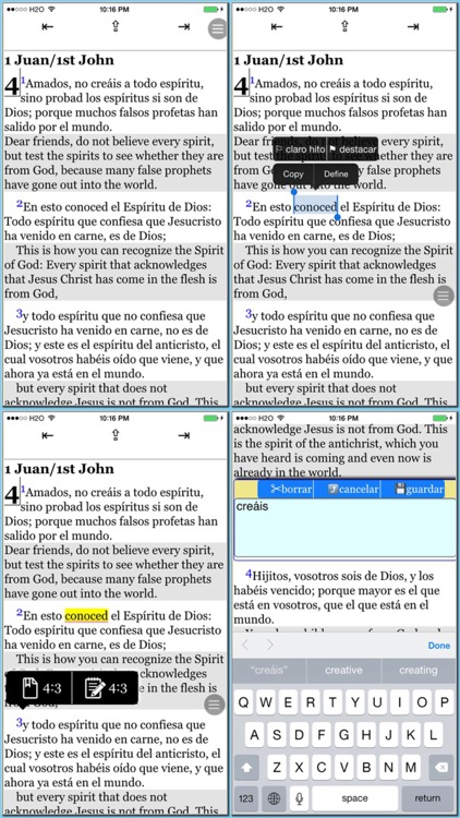 Spanish(Reina Valera)/English reference Bible