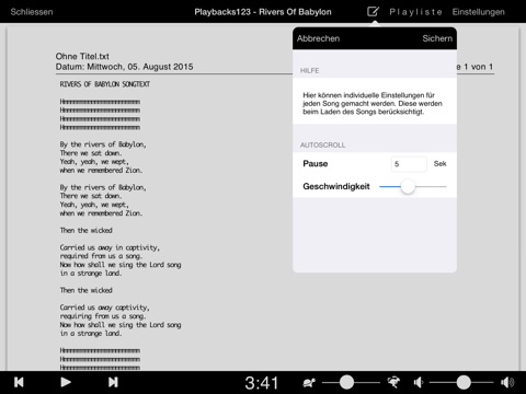 Playbacks123 MP3 Player screenshot 4