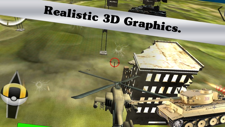 3D Tank War Helicopter screenshot-4