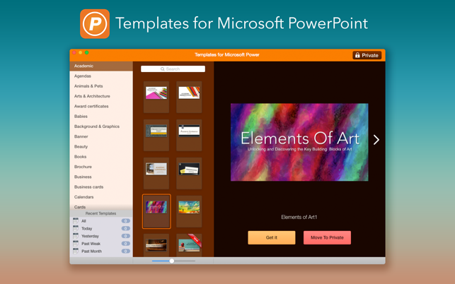 Templates for Microsoft PowerPoint