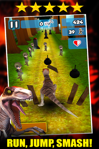 3D Dino Raptor Race For Cool Kids FREE - Carnivores Hunter Dinosaur Game screenshot 4
