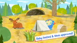 peekaboo goes camping game by babyfirst iphone screenshot 4