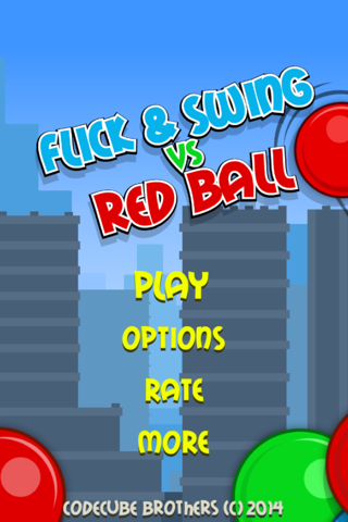 Flick & Swing vs Red Ball FREE screenshot 4