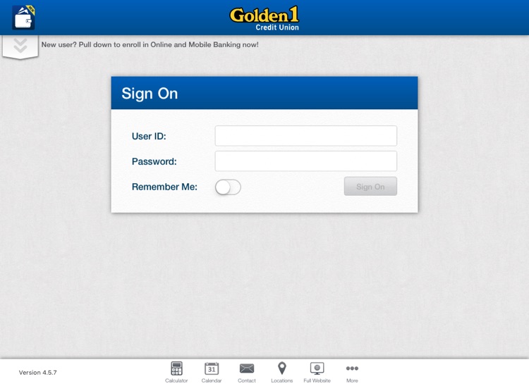 Golden 1 Mobile for iPad