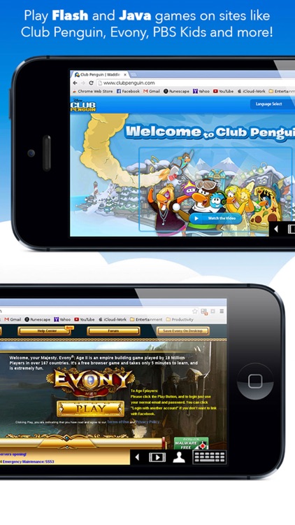 VirtualBrowser for Chrome™ with Flash-browser, Java Player & Extensions - iPhone Edition
