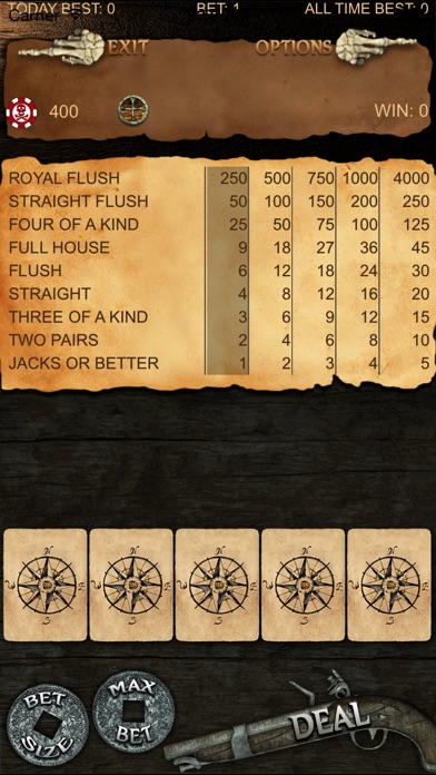 DEAD MAN'S HAND PIRATE POKER - FEEL SUPER JACKPOT PARTY AND WIN BIG PRIZES 2.1 IOS