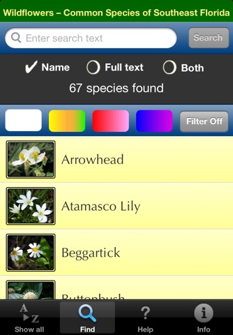 Southern Florida Wildflowers screenshot 2