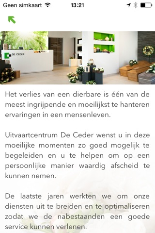 Uitvaartcentrum De Ceder screenshot 2