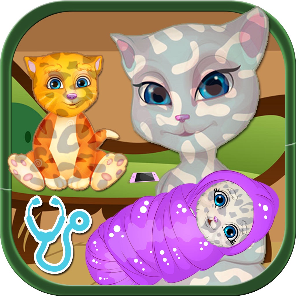 Pet Care Baby Born & Baby Care Free Games icon