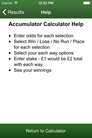 Accumulator Bet Calculator screenshot 3