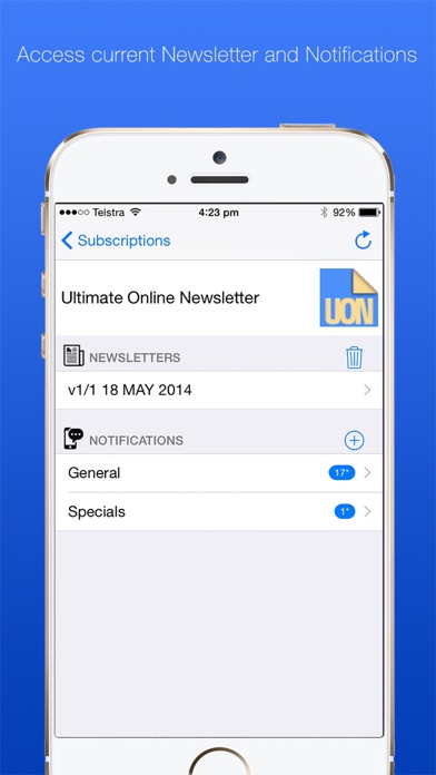 How to cancel & delete Ultimate Online Newsletter from iphone & ipad 4