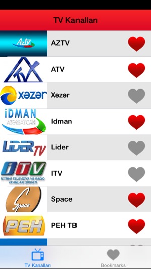 ► TV proqram Azerbaycan: TV Kanalları pr