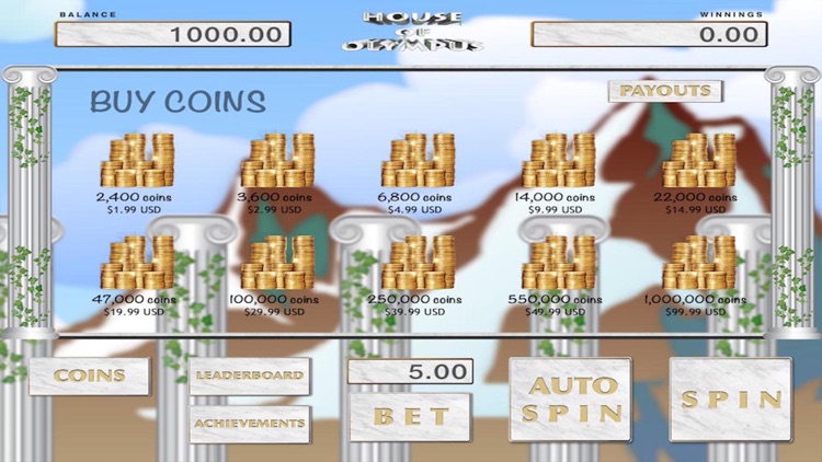 House of Fun Olympus Heart Diamond Play Slots Machines - Deluxe Riches Las Vegas Casino Pro screenshot-3