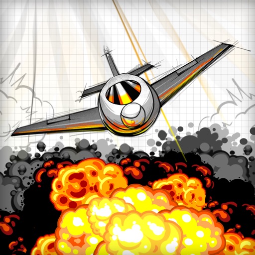 Bomber - The Game Where Paper Plane Drops Bombs On Objects In Notebook