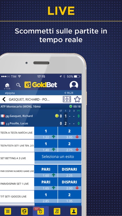 GoldBet Scommesse Sportive screenshot-3