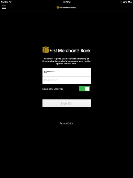 FMB Business for iPad