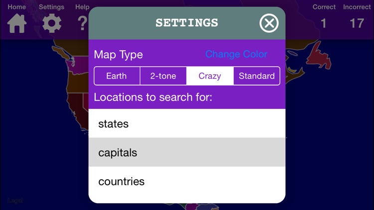 Geography Duel - Two Player Split Screen World Trivia Game for Kids and Adults screenshot-4