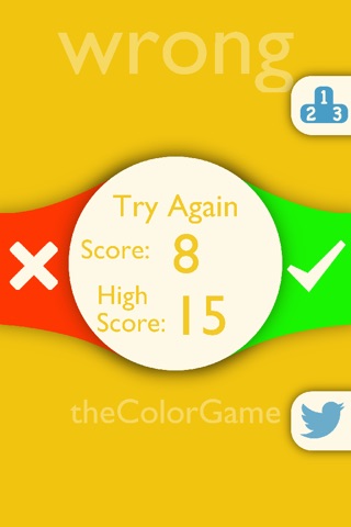 theColorGame: Can you match the Color to the Word?! screenshot 2
