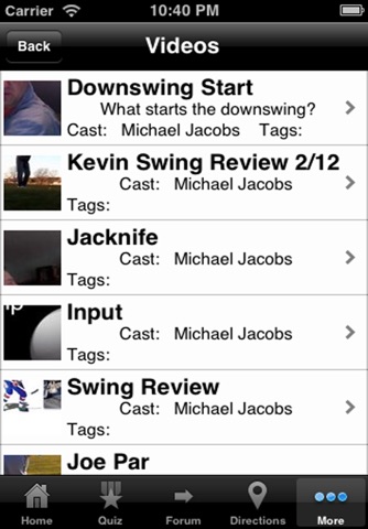 Michael Jacobs X Golf School screenshot 4