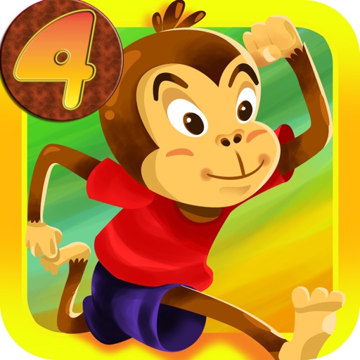 Banana Monkey Jungle Gorilla Run Lite icon